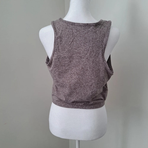 Zobha Trendy Grey Purple Tint Workout Fitness Grey Gym Tank Top Size XL - Picture 2 of 4